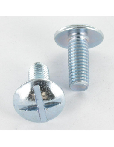 1 x Screw Mushroom Slotted In Cross M8X14 Pitch...