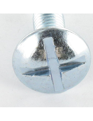 1 x Screw Mushroom Slotted In Cross M8X14 Pitch...