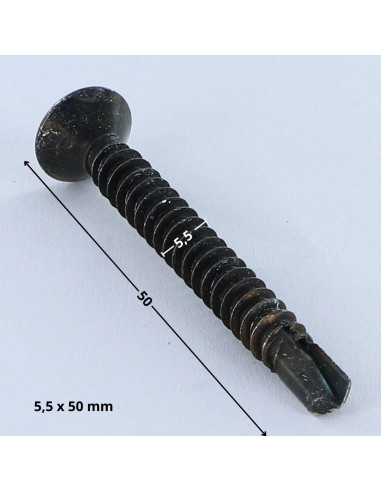 1 x Self Drilling Countersunk Head T25 5.5X50...