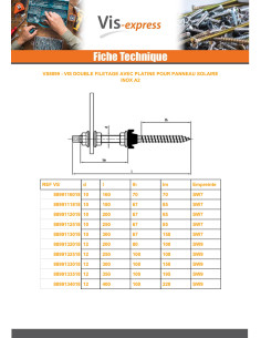 Hanger bolts with adapter plate With PLATINUM 12X200... 2