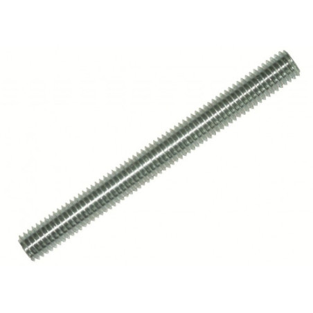 1 x Threaded Rod M10 Length 1 Meter Pitch Left Zinc Plated