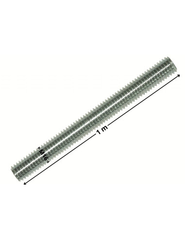 1 x Threaded Rod M16 Length 1 Meter Pitch Left...