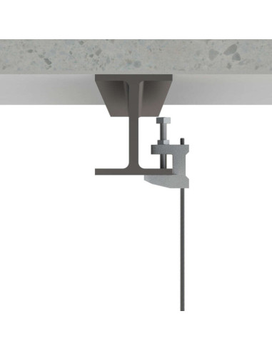 1 x Beam clamp M12 Zinc Plated