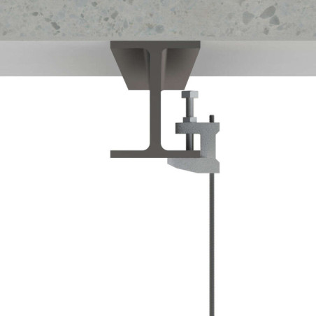 1 x Beam clamp Diameter 13 Zinc Plated