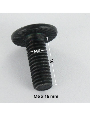 1 x Screw Mushroom Hexagon Socket 4 M6X16 With...