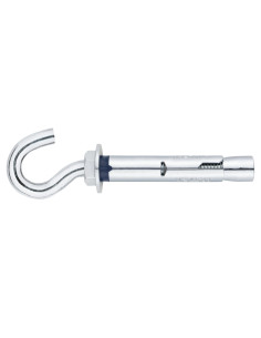 Plug Anchor + Hook Drill 14 M10X70 Zinc Plated