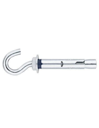 1 x Plug Anchor + Hook Drill 16 M12X80 Zinc Plated