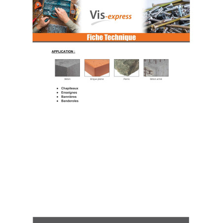 1 x Plug Anchor + Hook Drill 9 M6X45 Zinc Plated