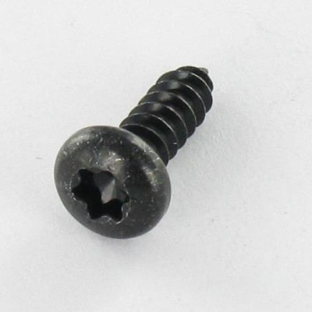 1 x THREAD ROLLING SCREW PAN HEAD T10 2.9X13 BLACK ZINC PLATED