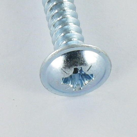 1 x THREAD ROLLING SCREW MUSHROOM POZI 4.8X16 ZINC PLATED
