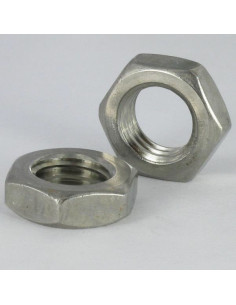 Thin Nut M5 Thickness 2.5 Nickel Plated Brass