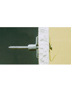 Plug Nylon 8X40 With Wood Screws Countersunk Head 4X45 2