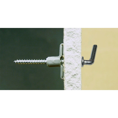 1 x Plug Nylon 8X40 With Hook SHORT Collar 4X45