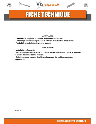 1 x Plug Nylon 8X40 With Hook With Collar 4X45