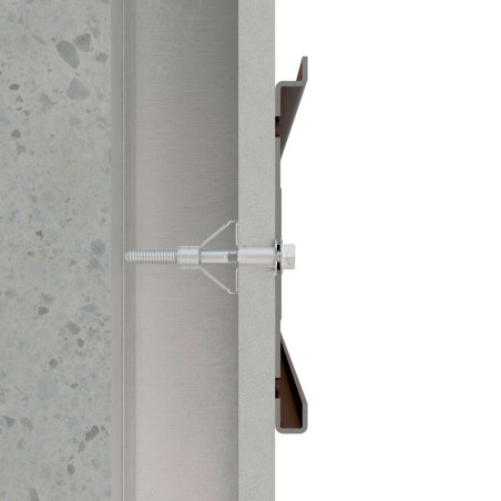 1 x Plug PLATE PLASTER With Screw Hexagonal Head M8X60 Zinc Plated