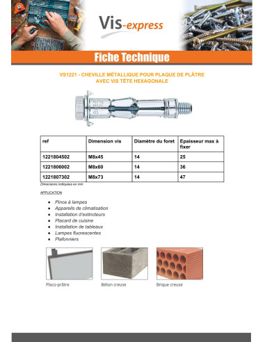 1 x Plug PLATE PLASTER With Machine Screw...