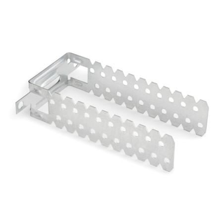 1 x U-shaped hanger for 60mm profiles Zinc Plated