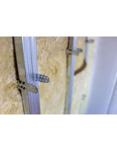1 x U-shaped hanger for 60mm profiles Zinc Plated
