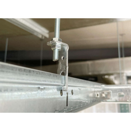 1 x SUSPENSION CORNER FAKE CEILING 5 Zinc Plated