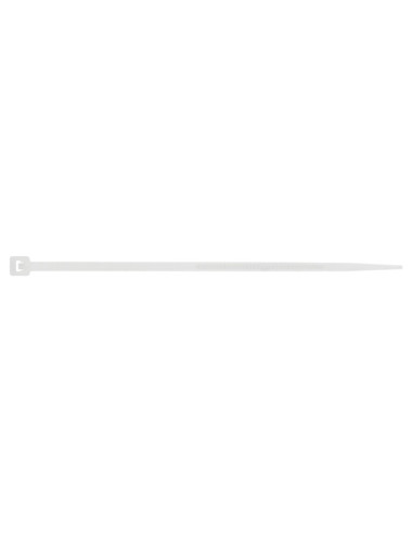 1 x Hose clamp white nylon Polyamid 6.6 2.5X160