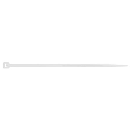 1 x Hose clamp white nylon Polyamid 6.6 2.5X160