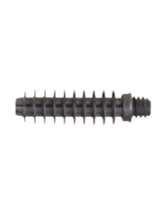 Plug Threaded Linch Pin Flange M6X37 Nylon Black