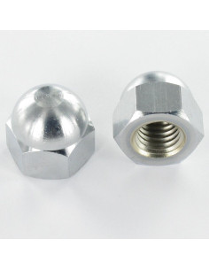 Cap nut Chrome Plated Brass M12