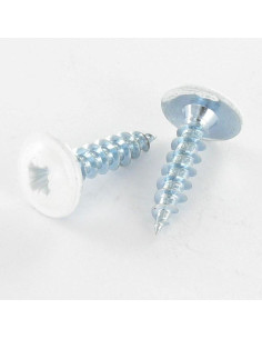 Chipboard Screw Mushroom Pozi PZ2 4X25 Full Thread Head...