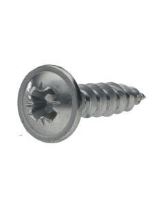 Chipboard Screw Mushroom Pozi PZ2 4X25 Full Thread Head...