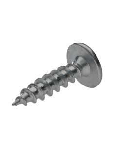 Chipboard Screw Mushroom Pozi PZ2 4X25 Full Thread Head... 2