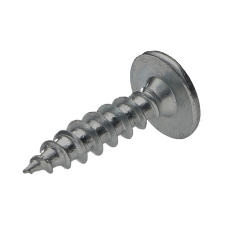 1 x Chipboard Screw Mushroom Pozi PZ2 4.5X20 Full Thread Zinc Plated