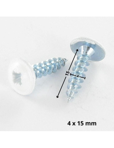 1 x Chipboard Screw Mushroom Pozi N°2 4X15 Full...