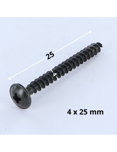 1 x Chipboard Screw Mushroom Pozi N°2 4X25 Full...