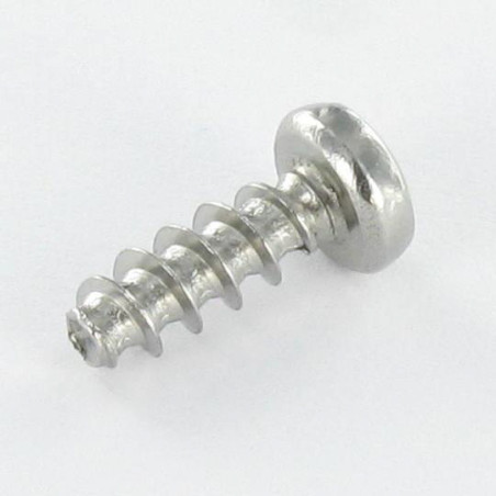 1 x Screw For Plastic Cylindrical Button Head Pozi 4X12 Thread 30 degree Stainless Steel A2