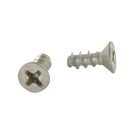 1 x Screw For Plastic Countersunk Head Phillips 4X10 Thread 40 DEGREE Stainless Steel A2