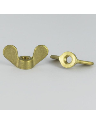 1 x Wing nut Brass M6