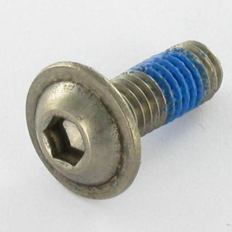 1 x Machine Screw Hex Socket Pan Head Cap Flange M6X16 Hexagon Socket 4 Stainless Steel A2 Patch Nylon