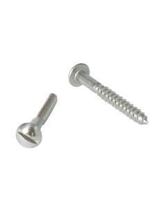 Wood Screw Stainless Steel A2 Round Head Slotted 2.5X10