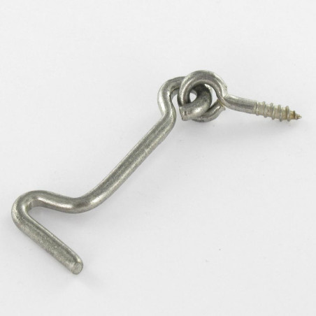 1 x Gate Hook 3.5X50 Stainless Steel A2