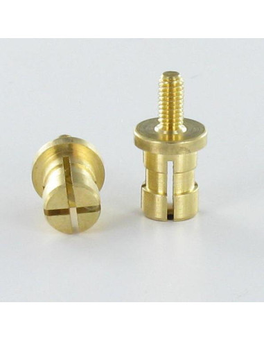 1 x Screw Plug Brass 8X19 M3 Hole 6