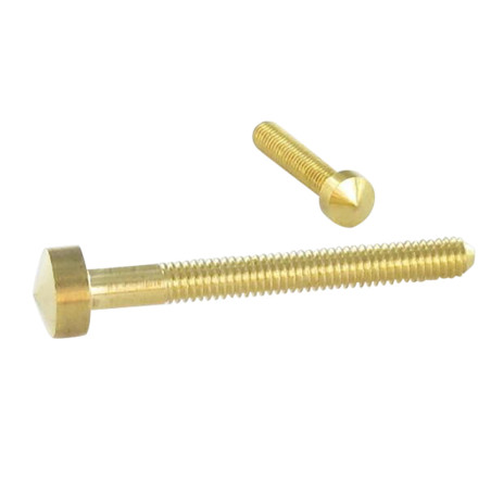 1 x Machine Screw Brass Head Conical M4X45 Head Diameter: 10