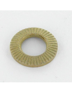 Contact Lock Washer M6X12X1.2 Yellow Zinc Small Serie 2