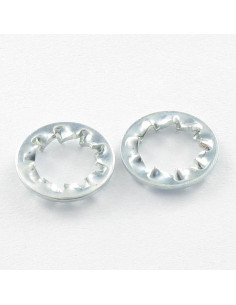 Serrated Lock Washer AZV M6 Zinc Plated