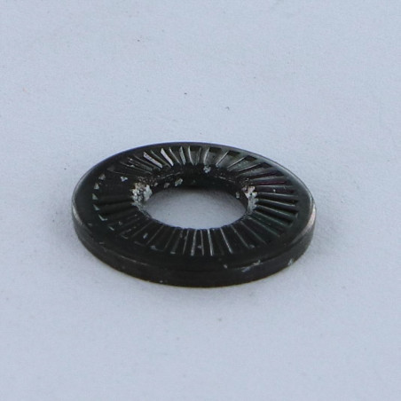 1 x Contact Lock Washer M8X16X1.4 Black Zinc Plated Small Serie