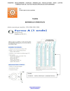 Washer ONDUFLEX M10 Zinc Plated Type For 1 Wave 2