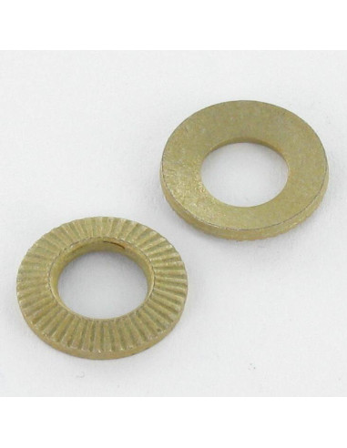 1 x Contact Lock Washer M20X40X3.2 Yellow Zinc...