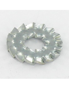 Serrated Lock Washer Double Toothed M6 Zinc Plated