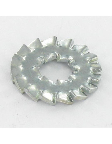 1 x Serrated Lock Washer Double Toothed M6 Zinc...