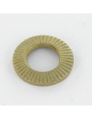 1 x Contact Lock Washer M4X8X0.8 Yellow Zinc...