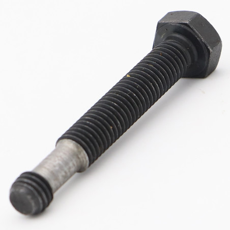 1 x Machine Screw Hexagonal Head M8X55 Class 8.8 to Throat Black Zinc Plated